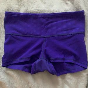 Purple lulu lemon shorts